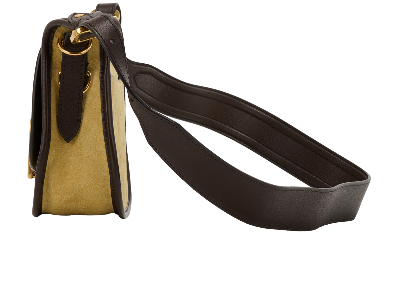 Small Sadie, &pound;495, Handbags, Beige/Brown, Leather/Suede, Bottom view